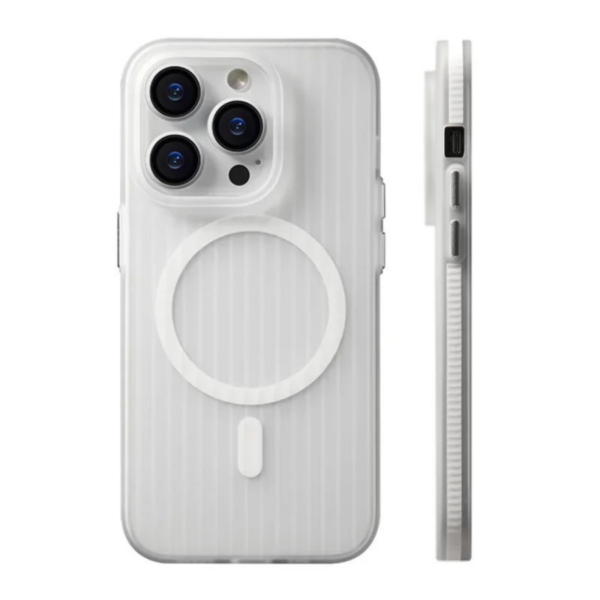 iPhone 16 Pro Max Wave MagSafe Case - White