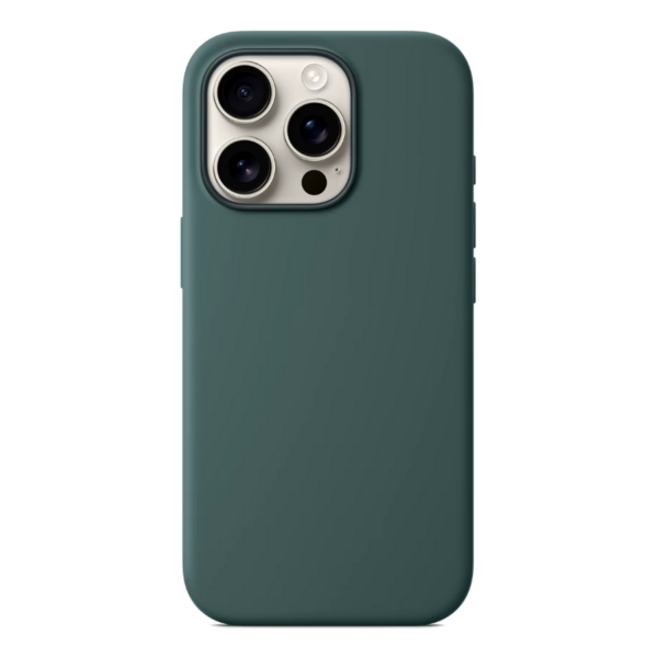 iPhone 16 Pro Max Silicon Case Stone Sky Green